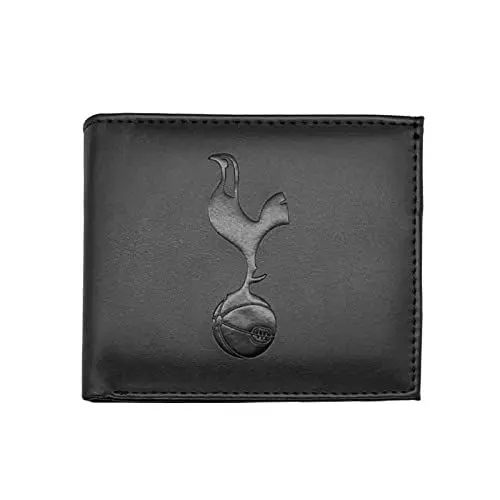 Produktbild: Tottenham Hotspur - Geldbörse mit geprägtem Vereinswappen - Offizielles Merchandise - Schwarz Geld - 11 x 9,5 cm