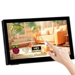 Produktbild: Touchscreen Portable Monitor 7 Zoll Kleiner Tragbarer Monitor Mini Monitor HD 1024 x 600P IPS Bildschirm, Kleiner Bildschirm für Laptop Xbox PS3 Ras Pi