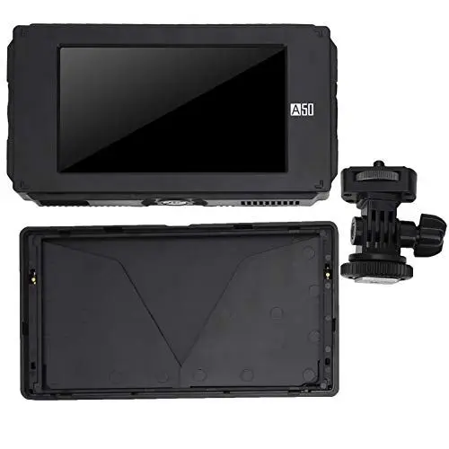 Produktbild: Touchscreen-Kameramonitor, 4K-HD-Eingang/Ausgang mit Wellenform-Vektorskop-Histogramm und 3D-LUT, Zwei Batteriesteckplätzen, Vollständiger Touch-Steuerung, USB-Upgrade,