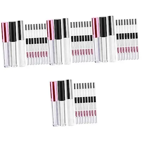 Produktbild: TOVINANNA 120 Stk Lipgloss Tube Lipgloss Tube lip gloss tubes Lippenstiftrohr Lippenstifthülsen aus Kunststoff goldener Lipgloss Lipgloss-Röhren Lippenbalsam Lipgloss-Kunststofftuben Füllung