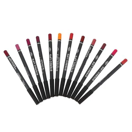 Produktbild: TOVINANNA 12pcs Matte Lip Pencil Lip Lining Pencil Lip Liner Make-up Lip Liner Set Lip Linie Bleistift Lip Shaper