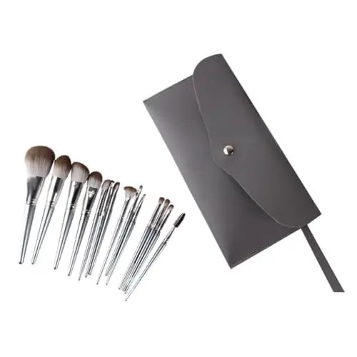 Produktbild: TOVINANNA Umfassendes Make-up-pinsel-set – 14-teiliges Set – Kosmetikpinsel – Weicher Pinsel – Kunstfaser – Lidschatten-foundation-pinsel
