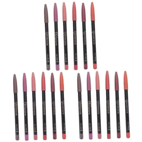 Produktbild: TOVINANNA 18 Stk Lippenstift Eyeliner-stift Lippenkonturenstift Kosmetisch Weiblicher Lipliner Wasserfester Lipliner Make-up-kosmetikstift Matt Waxrx Pulver Lippenlinie Fräulein Ändern