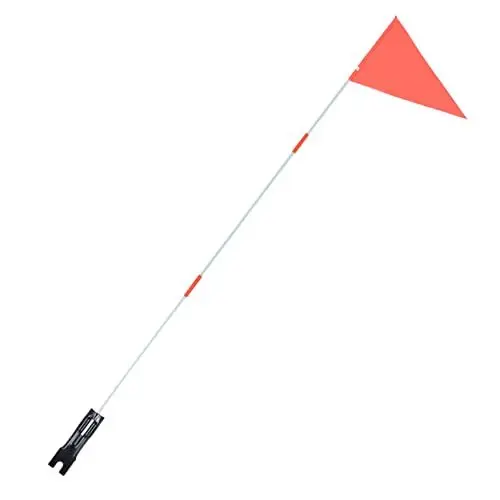 Produktbild: TOVINANNA 1 Satz Heckfahne Flagge Kinder Fahrrad Reflektierende Fahrrad Flagge Bike Flagge Pole kit Heimtrainer Fahrrad Glas Faserstab Fahnenstange Banner doppelte Flagge ABS-Kunststoff