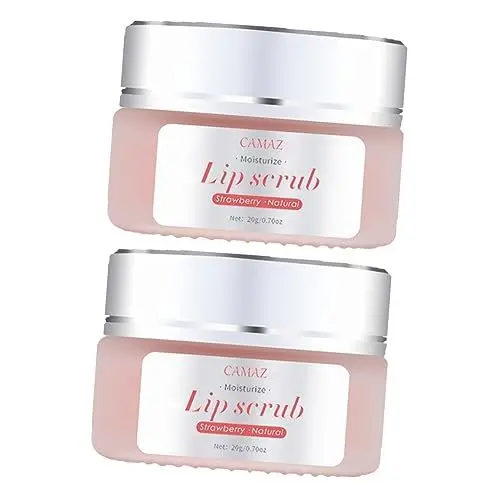 Produktbild: TOVINANNA 2St Lippenpeeling lip exfoliator lippenpflege lippen pflege Peeling für die Lippen Lippenauffüllender Lipgloss Lippenzuckerpeeling sauber Schrubben Feuchtigkeitscreme Pferdeöl Rosa