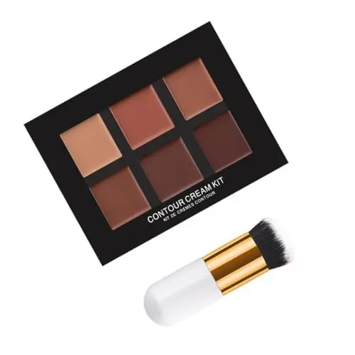 Produktbild: TOVINANNA 2 Stück 6 Camouflage-Concealer-Palette schminke deckendes make up ilmakiage makeup outfit hochzei Schminkkommode Ornament Creme-Palette Concealer für die Frau Tarnung einstellen