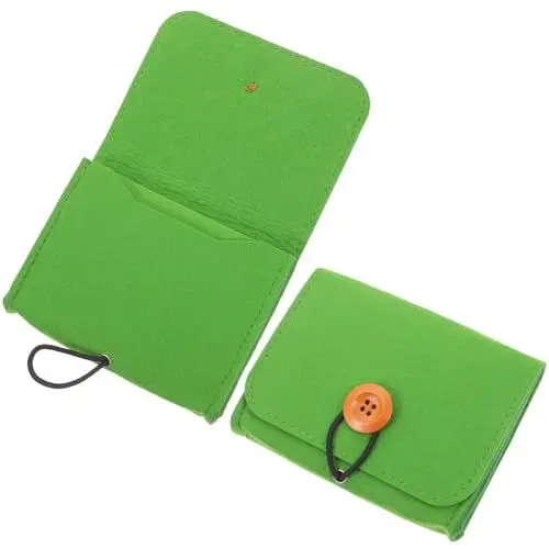 Produktbild: TOVINANNA 2st Aufbewahrungsbeutel Für Ätherische Öle Öldiffusor Fischöl Vanille Ätherisches Öl Diffusor Für Ätherische Öle Ätherisches Patschuliöl Täglicher Pillenorganisator Green Vlies