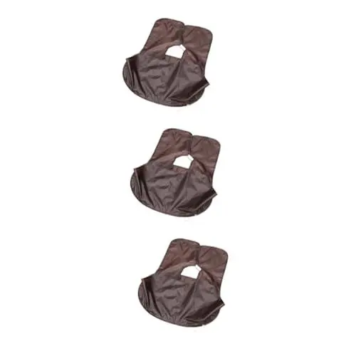 Produktbild: TOVINANNA 3 Stk Rasiertuch haar kur haar pflege Bartpflegeprodukte Bartfangschürze Rasierschürze für Barthaare Rasierschürze für den Haushalt Rasierschürzenumhang verwenden Polyester Coffee
