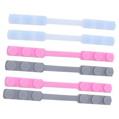 Produktbild: TOVINANNA 6St Maskenhaken Gehörschutz Schlüsselband Abdeckungen für Kopfbedeckungen Ohrsteckerhalter maskenclip mask clip ohrringe Verlängerung des Maskenbandes Maskenzubehör Kieselgel