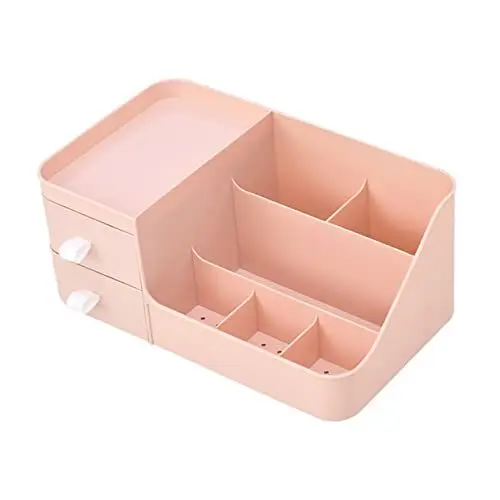 Produktbild: TOVINANNA Desktop Kosmetik Organizer Mit Drehbarem Design 1 Stück Für Make Up Und Pinsel Ideal Für Studenten Und Schminktische Praktische Sortierlösung Für