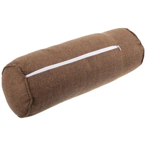 Produktbild: TOVINANNA Nackenrollenkissen Rundes Nackenrolle-Zylinderkissen Memory-Schaum Yoga-Meditationskissen Zur Unterstützung Von Kopf Nacken Rücken Und Beinen