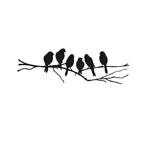 Produktbild: TOVINANNA Selbstklebendes Wandtattoo Aufkleber Wandkleber Zum Schwarze Ornamente Halloween-dekorationen Wand Klebrig Applikationen Verzierungen Halloween-tapete Wandtattoos Zweig Hintergrund