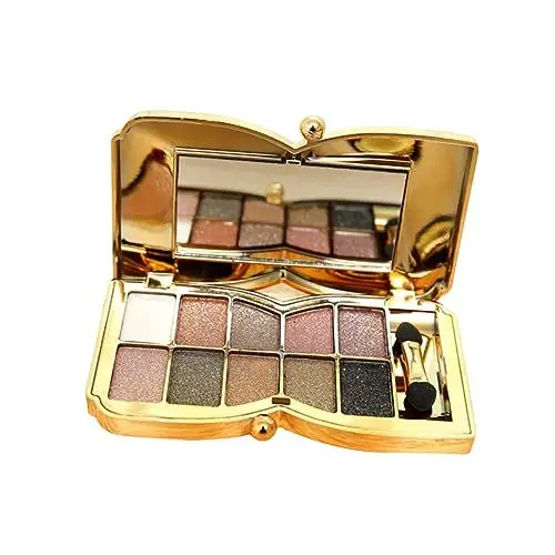 Produktbild: TOVINANNA 10-farben-glitzer-lidschatten-palette Mit Pinsel Spiegel-lidschatten Hochpigmentiert Für Halloween