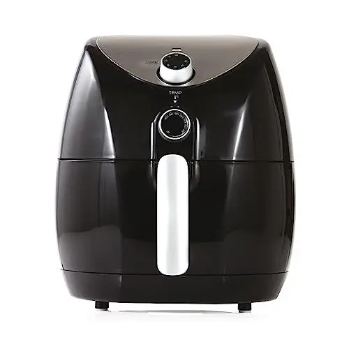 Produktbild: Tower T17021 Heißluftfritteuse für die Ganze Familie mit Schneller Luftzirkulation - 60-Minuten-Timer - Airfryer 4,3L 1500W - Schwarz