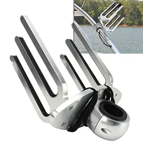 Produktbild: Towers Wakeboard-Rack, Verstellbarer Wakeboard-Tower-Rack-Halter, 6061 Aluminium, Verstellbarer Winkel, Wakeboard-Halterung, auf Höhe des Bootes, für 1,89 Zoll, 2,36 Zoll, 2,48