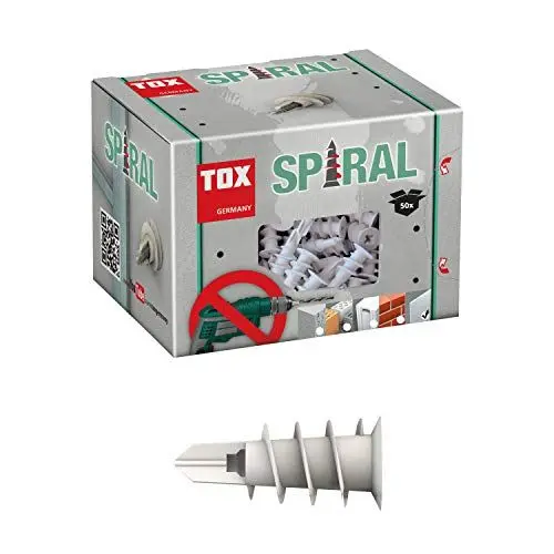 Produktbild: TOX 068100231 Gipskartondübel, Spiral, 32, KT Inhalt: 50 Stück, 32 mm