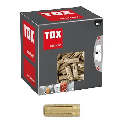 Produktbild: TOX Messing Spreizdübel Metrix M12 x 37 mm, 25 Stück, 026100061