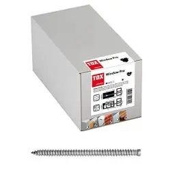 Produktbild: TOX Window Pro Rahmenschraube aus einsatzgehärtetem Stahl, Abstandsmontage für Fenster und Türen, Zylinderkopf mit TX25-Antrieb, ⌀7,5/212 mm, 09310156