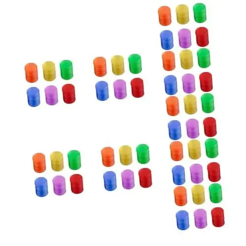 Produktbild: TOYANDONA 1080 Stk Spiel-Bingo-Chips Münzzähler Bingo-Karten runde Token Bingo-Spiel Spielmarken Punktmarkierungen Bingo-Kleckser Bingo-Chips-Massen bingo chips mathespiele Bingo-Zubehör