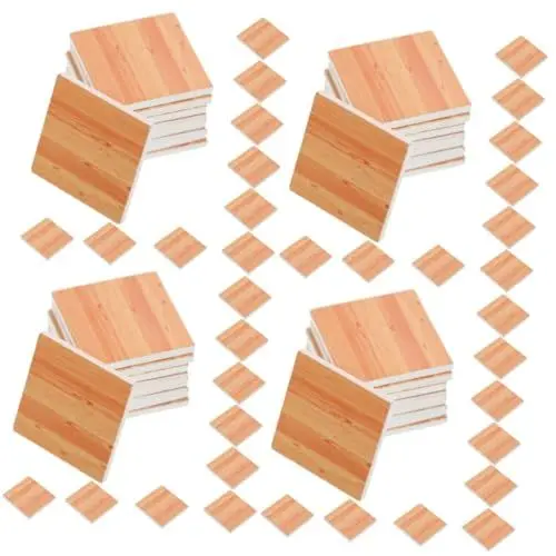 Produktbild: TOYANDONA 108 STK Simulierter Holzboden Miniaturbausätze Bausätze für Miniaturhäuser puppenhauszubehör Holzimitat Bodenbelag Hintergrund Wohnkultur Miniatur-Holzfliesen Mini-Hausbausatz Sitz