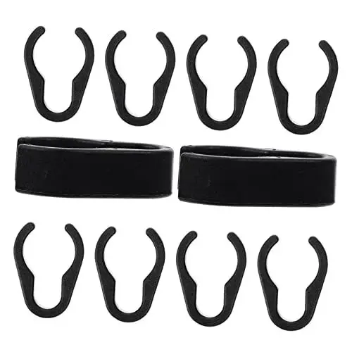 Produktbild: TOYANDONA 10St Mikrofonclip mikrofonzubehã¶r mikrofon zubehör Drahtseilrohr Clip für Kabelorganisator Abs Kabelclips Lautsprecherständer Mikrofonkabel-Organizer für zu Hause