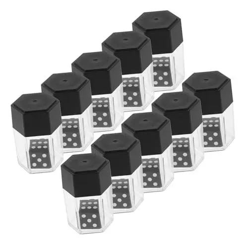 Produktbild: TOYANDONA 10st Magische Explodierende Würfel Zarte Würfel Beschwörendes Zubehör Zauberer-kit Requisitenwürfel Für Party Trickwürfel-zubehör Gimmick Kreative Würfel Gefälschte Würfel Plastik