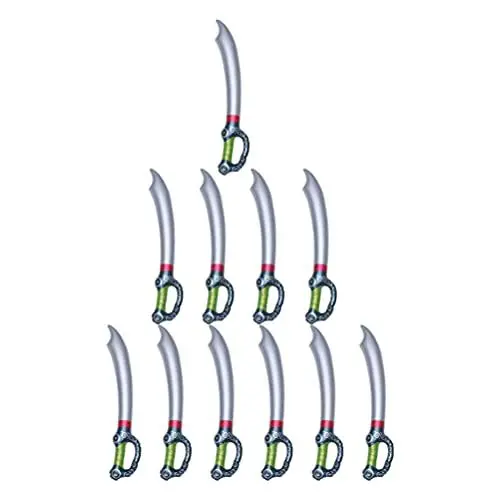 Produktbild: TOYANDONA 12Pcs Aufblasbare Schwerter Spielzeug Piraten Swordfoam Spielzeug Schwerter Schaum Schwerter Gefälschte Messer Partei Liefert Cosplay Spielzeug Requisiten