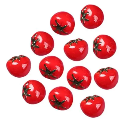 Produktbild: TOYANDONA 12St Nachahmung Tomate kunstobst künstliche früchte lebensechte Tomaten Künstliche Obst-Requisiten Modelle deko künstliche Miniaturtomate Mini-Tomaten falsches Obst Kirschtomate