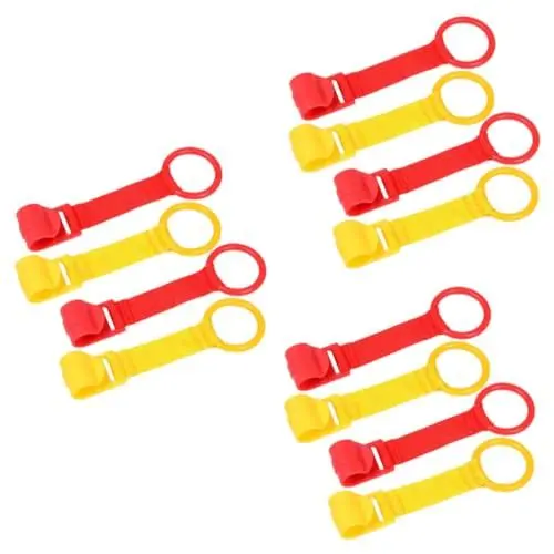 Produktbild: TOYANDONA 12 STK Laufgitter-handzugring Babybett -laufstall Krippe Für Werkzeug Babypuppenbett Laufstall Kleinkinderbett Laufassistent Für Babys Kinder Ziehen Ring Stoff