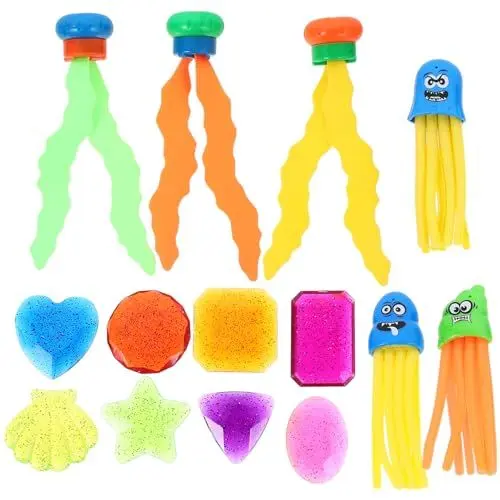 Produktbild: TOYANDONA 14 Teiliges Set Für Kinder Tauchspielzeug Kinderbecken Kinderschwimmbecken Kleinkinderspielzeug Kindertauchspielzeug Schwimmspielzeug Schwimmbadspielzeug Pools Für