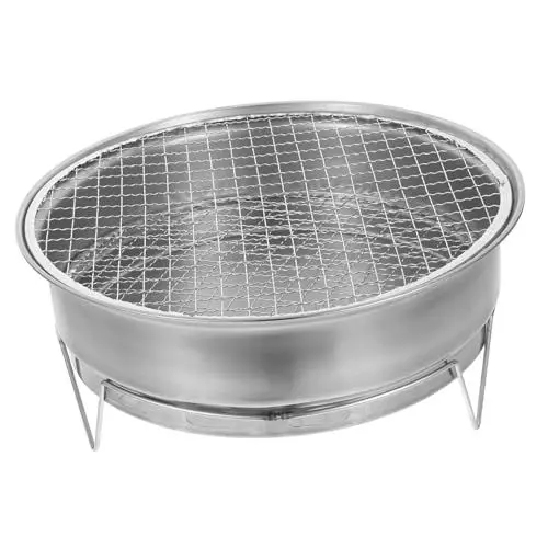 Produktbild: TOYANDONA 1Satz Holzkohlegrill Tragbarer Camping Grill Klappbar Für Grillabende Im Freien Für Garten Und Picknick Mit Grillrost Für Unvergessliche