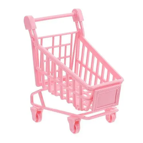 Produktbild: TOYANDONA Puppenhaus 1 Stück Mini-Trolly 4 Räder Und Schleife Blume Vielseitige Aufbewahrung Für Spielzeug Und Bürobedarf Zufälliger Stil