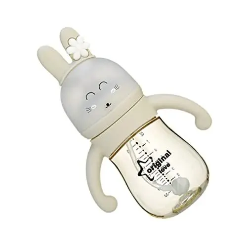 Produktbild: TOYANDONA 1Stk ppsu saugflasche tragbare milch flasche babyfläschchen feeding bottle Lightweight bottle wc Säuglingsflasche Stillflaschen Nuckelflasche Babyflasche ppso Beige