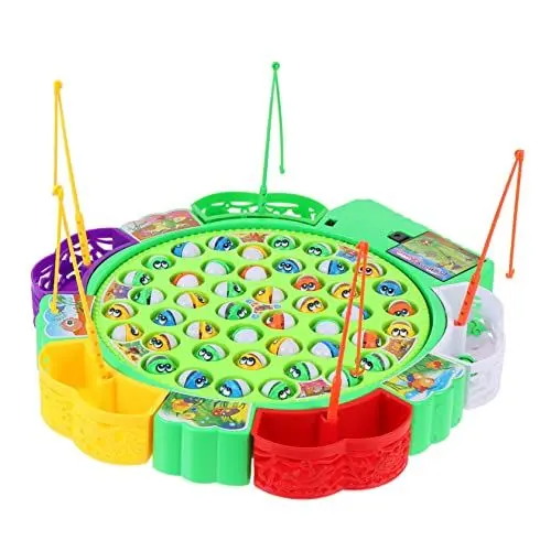 Produktbild: TOYANDONA 1 Satz Angelrolle Spielzeug magnetisches Angelspiel Spielzeug Desktop-Angelspiel Kinder sandspielzeug Kinder strandspielzeug lustiges Familienspielzeug Angelspielplatte Plastik