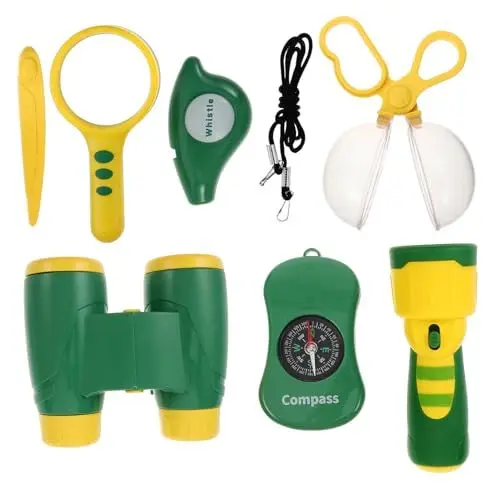 Produktbild: TOYANDONA 1 Satz Beobachtungsbox Kinderspielzeug Spielzeug Fernglas Für Kleinkinder Kinder Spiele Im Freien Kind Fernglas Outdoor Erkundung Für Kinder Beobachtungsspielzeug Kinderpfeife