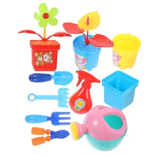 Produktbild: TOYANDONA Interaktives Gartenspielzeug Für Kinder 1 Set Gartengeräte Für Kinder Pflanzwerkzeuge Für Drinnen Und Draußen Zufällige Farbe