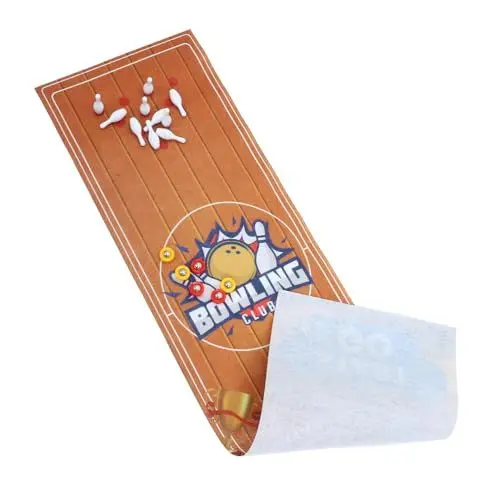 Produktbild: TOYANDONA 1 Satz Bowling-brettspiel Sportspiele Für Kleinkinder Tisch-Mini-bowlingspiel Desktop-Bowling-Spielzeug Miniatur-sportspiel Tischspiele Für Kinder Spielzeug-Bowling-pins Eisen