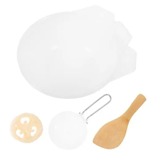 Produktbild: TOYANDONA 1 Satz Camping Geschirrset Wiederverwendbarem Kunststoff Teiliges Set für Outdoor Aktivitäten Kleiner Schalen für Suppen Snacks Tragbar