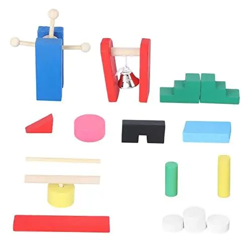 Produktbild: TOYANDONA 1 Satz Domino-mechanismus Dominostein-Spielzeug Kind Bausteine Dominospiel Für Kinder Domino-spielsteine Lernspielzeug Für Kinder Domino-Spiel-baustein Domino-stapelblöcke Hölzern