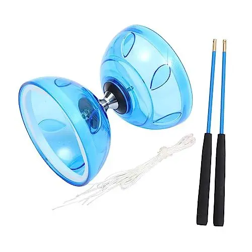 Produktbild: TOYANDONA 1 Satz Doppelköpfiges Diabolo Spielzeug Für Draußen Agility Training Ball. ?ltere Kraft- Trainingsspielzeug Diabolo Yoyo. Fitness- Diabolo. Student Weiches Gummi Doppelkopf China