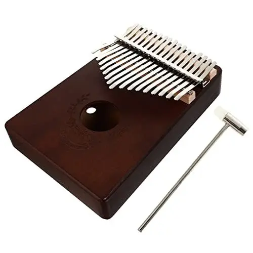 Produktbild: TOYANDONA 1 Satz Kalimba Mit 17 Tasten Instrument Tastaturtasche Klaviatur Klaviertastatur Kinderklavier Elektronisch Xylophon Elektrisches Keyboard Musical Musik Coffee Mahagoni