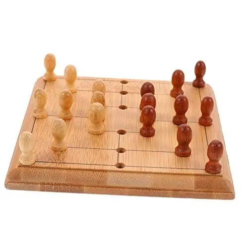 Produktbild: TOYANDONA 1 Satz Mini Schach Tragbares Schachspielzeug Spielbrett Lernspielzeug Interessante Spielsachen Tischschachspielzeug Pädagogisches Spielzeug Kidcraft-spielset Schachbrett Bambus