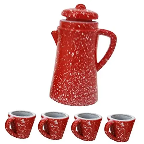 Produktbild: TOYANDONA 1 Satz Mini Teetasse Rollenspiel Teezeit Mini- -Küchenzubehör Spielzeug küchenzubehör spielzeugküche zubehör Ornament Modelle Mini- - für Minihaus