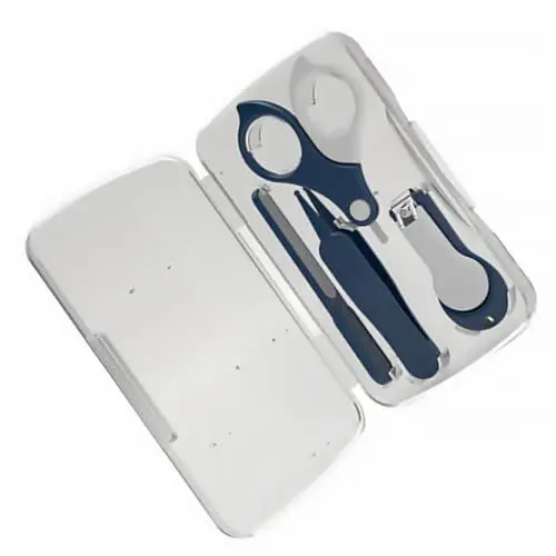 Produktbild: TOYANDONA 1 Satz Nagelknipser Nagelpflegeset Pedikürescheren für Kleinkinder Babyanzug Nagelschere Nagelpflege Set Nagelset für Babys Fingernagelschere -Pflegeset pp Blue
