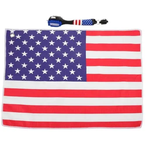 Produktbild: TOYANDONA 1 Set Golf Reinigungstuch Golf Standbag Schrubbzubehör Golfbälle Handtuchhalter Odyssey Putter Groove Cleaner Kit Golfausrüstungsschwamm Golf Tees Fugenmörtel