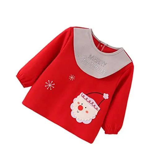 Produktbild: TOYANDONA 1stk Lätzchen Für Kinder Kleinkind Schürze Malschürze Kinder Schürze Für Kinder Kleinkinderkittel Overalls Für Kleinkinder Arbeitshosen Kinderschürze Polyester Weihnachten Baby