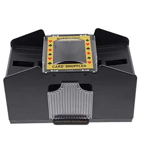 Produktbild: TOYANDONA Praktisches Elektrisches Spielmischwerkzeug Mit Einem Tastendruck Für 4-Deck-pokerspielgeräte