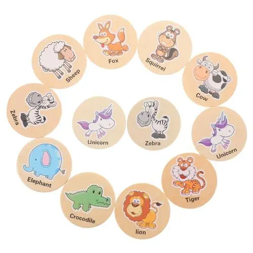 Produktbild: TOYANDONA 20 Stück Früherziehung Denken Und Gedächtnis Schach Kinderspielzeug Kinderspielzeug Kinder Outdoor Spielset Memory Spiel Kognitionsspielzeug Niedliche Karten Spielzeugkarten