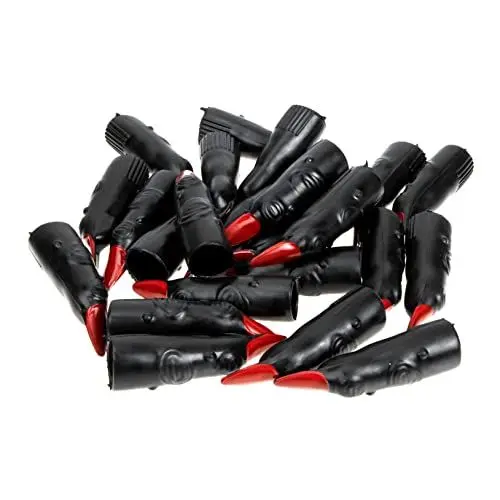 Produktbild: TOYANDONA Halloween Kostüme Nägel Gefälschte Hexenfinger 24pcs Kunststoff Finger Abdeckungen Gruseligen Look