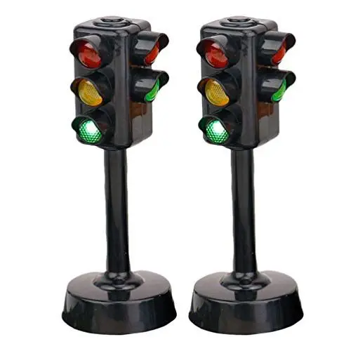 Produktbild: TOYANDONA 2Pcs Ampel Spielzeug Lustige Frühe Pädagogische Spielzeug Ampeln Modell Spielzeug Verkehrssignal Spielzeug Frühe Bildung Spielzeug Verkehrsmodell für Kinder